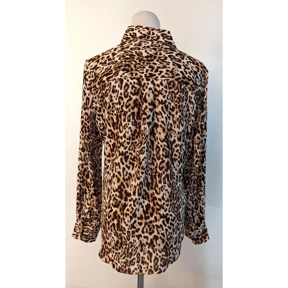 New Banana Republic sz S Dillion Classic Fit Animal Print Shirt buttons ls 3839 - Picture 3 of 4